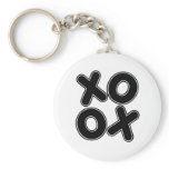 Squared XOXO keychains