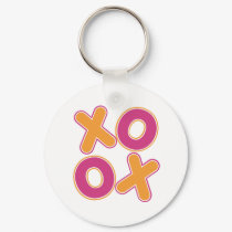 Squared XOXO keychains by doodles_designs Squared XOXO keychains