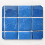 squares blue mouse mats