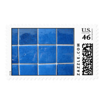 squares blue postage by DonnaGrayson_Photos squares blue postage