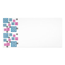 Squares Custom Photo Card