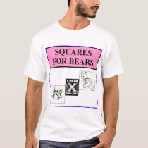 squares for bears t-shirts