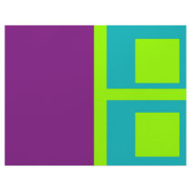 squares letterhead design