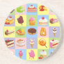 Squares of Treats Beverage Coasters Squares of Treats Beverage Coasters