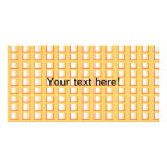 Squares pattern photo card template