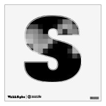 Squares Wave Abstract. Black and Gray Wall Graphics