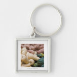 Squash and sweet potatoes key chain