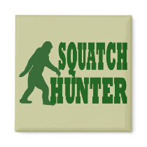 Squatch hunter magnet