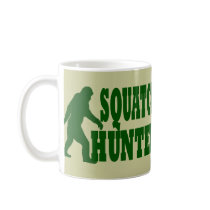 Squatch hunter coffee mugs