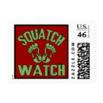 Squatch Watch Postage Stamps
