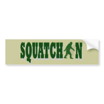 Squatchin Bumper Stickers