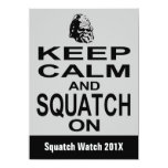 Squatchin Funny Bigfoot Hunting Invitation