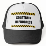 Squatchin in Progress Mesh Hats