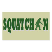 Squatchin Rectangular Sticker