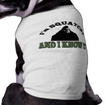 Squatchy Dog and It Knows It. Pet Tee