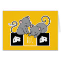Squeaker Twins card by pandapad Squeaker Twins card