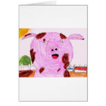 squealing pig card