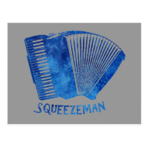 Squeeze Man Postcards