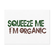 Squeeze Me Organic postcards