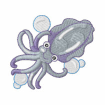 Squid embroidered shirts by ZazzleEmbroidery Squid embroidered shirts