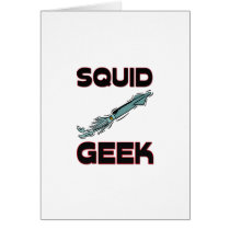 Squid Geek cards by AnimalShirts Squid Geek cards