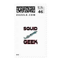 Squid Geek postage by AnimalShirts Squid Geek postage