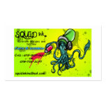 Squid ink business card template