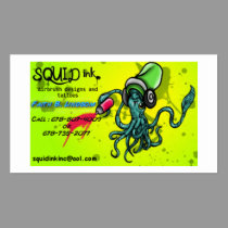 Squid ink business cards