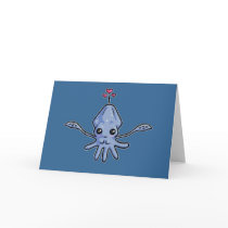 Squid Love Card by Ultravioletbat Squid Love Card
