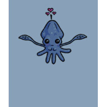 Squid Love Clothing t-shirts by Ultravioletbat Squid Love Clothing t-shirts