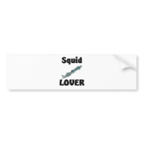 Squid Lover bumper stickers by AnimalShirts Squid Lover bumper stickers