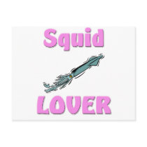 Squid Lover postcards by AnimalShirts Squid Lover postcards