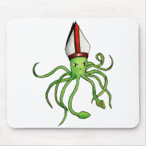 Squid Pope - mousepad by willlapuerta Squid Pope - mousepad