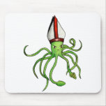 Squid Pope - mousepad