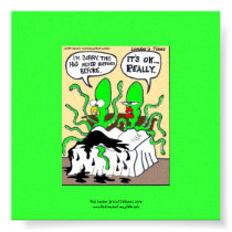 Squid Premanture Ejaculation Funny Canvis Print