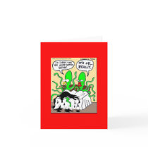 Squid Premanture Ejaculation Funny NoteCard
