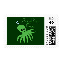 Squid Pro Quo postage by ragingtrombones Squid Pro Quo postage