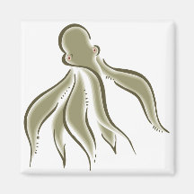 Squid Squids Octopus Octopi Octopuses Ocean Animal Magnets