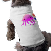 squid star fish hot summer pet clothing