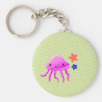 squid star fish hot summer keychains
