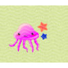 squid star fish hot summer mousepad