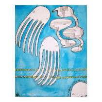 Squid Talk Poster 2 posters by ERartgallery Squid Talk Poster 2 posters