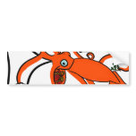 Squid Winter Holiday Bumper Stickers