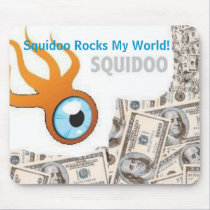 Squidoo Rocks My World Mousepad by cinemerald Squidoo Rocks My World Mousepad