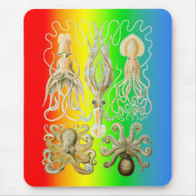 Squids and Octopods Mousepads