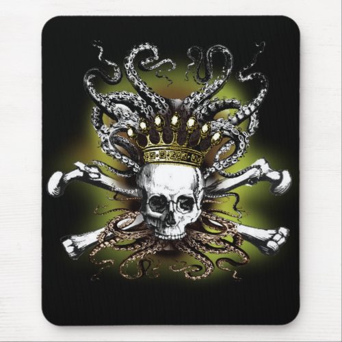 SquidSkull King Mouse Pad mousepad