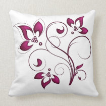 SQUIGGLE FLOWER PILLOW pillows