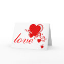 squiggle hearts. cards