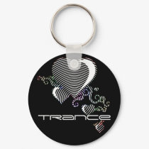 squiggle hearts. trance. keychains