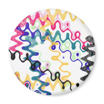 Squiggle Wave Magnet by emele2 Squiggle Wave Magnet